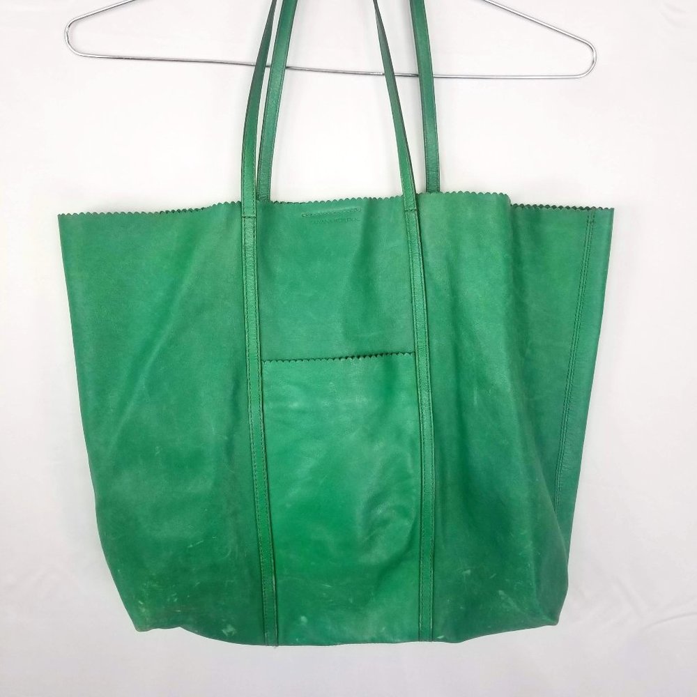 Banana Republics Green Leather Tote bag